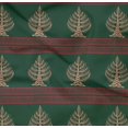 thumbnail image 4 of oneOone Organic Cotton Poplin Twill Fabric Chevron & Tree Block Print Sewing Fabric BTY 42 Inch Wide, 4 of 4