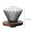 thumbnail image 3 of UsRHHA Hand Brewed Coffee Sharing Pot with Filter, Gray Cloud Pattern Glass Drip Coffee Maker, Pour Over Coffee Brewing Equipment, 3 of 6