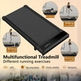 thumbnail image 4 of Walking Pad with Incline, 2.5HP Under Desk Treadmill for Home & Office, 2-in-1 Compact Walking & Jogging Machine with Remote Control & LED Display, 4 of 7