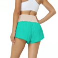 thumbnail image 3 of adviicd Shorts de Gym pour Femmes Shorts à Taille Élastique Amples et Fluides à Jambes Larges Bleu Ciel,m, 3 of 4