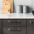 thumbnail image 2 of & Glass Racks Black And Champagne Bronze Cabinet Pulls Knurled 5 Inch Hole Centers Kitchen Cabinet Handles Drawer Pulls Cabinet Hardware, 2 of 6