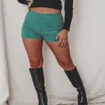 thumbnail image 5 of Femmes Taille Haute Strass Bodycon Shorts Y2K Mode Brillant Mini Shorts Pantalons Chauds Partie Nuit Rave Clubwear, 5 of 5