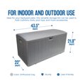 thumbnail image 2 of Plastic Development Group 73 Gallon Resin Outdoor Storage Deck Box, Driftwood, 2 of 5
