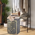 thumbnail image 4 of Chmadoxn Closet Organizers and Storage, Organization and Storage, Storage Bins, Storage Containers Large Dirty Basket With Handle Inner Foldable Storage Basket Doll Organizer storage basket, 4 of 6
