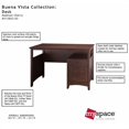 thumbnail image 4 of Scranton & Co Bureau d'Ordinateur avec Tiroir à Fichiers en Madison Cerise, 4 of 5