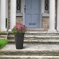 thumbnail image 3 of Tierra Verde 10" x 20" Sonata Rectangle Planter In Slate, Made from recycled materials, 3 of 5
