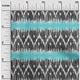 thumbnail image 1 of oneOone Tissu Polyester Lycra Chevron Imprimé Ikat Tissu au Mètre 56 Pouces de Large, 1 of 4