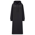 thumbnail image 4 of Gspmoly Robes pour Femmes, Robes Décontractées à Capuche avec Cordon de Serrage, Manches Longues, Robes Longues Formelles pour Femmes, Offres de Vacances, 4 of 6