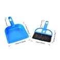 thumbnail image 3 of XIPYYKM 3 Pack Mini Hand Broom and Dustpan Set Small Dust Pans with Brush Set Cleaning Tool for Desk, Car and Animal Waste (Blue+Green+Hot Pink), 3 of 8