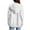 White, variant on Aocisk Womens Zip Up Jacket Stylish Solid for Everyday Wear Long Sleeve Coat Hoodies and Sweatshirts Loose Fit Yellow S