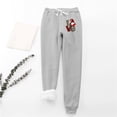 thumbnail image 1 of LSLJS Women's Christmas Santa Claus Print Leggings With Elastic Drawstring Pockets Thick Warm Pants, Womens Work Pants, 1 of 7