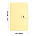 thumbnail image 4 of Sentmoon Women Purses Purse for Women A6 Commemorative Banknote Storage Book Cash Saving Book Coin Clipper Money Album Large Capacity Accounting Book, 4 of 6
