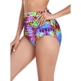 thumbnail image 3 of RELLECIGA Bas de Bikini Froncé Taille Haute pour Femmes, 3 of 7