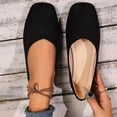thumbnail image 2 of Wdhugt Moccasin Shoes For Women Round Toe Flat Bottom Flock Material Size 8.5 Us Foot Length 10.04 Inches, 2 of 9