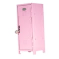 thumbnail image 1 of veasfak Mini Locker Decorative Iron Girls Lockbox for Stationery Jewelry Living Room light pink, 1 of 9