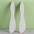 thumbnail image 4 of Cake Scraper, EDHITNR Flexible Plastic Spatula Tool, Multipurpose Kitchen Baking Scraper Non-SKidGrip for Frosting Dressing Pudding, White, 4 of 6