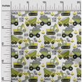 thumbnail image 2 of oneOone Tissu Popeline de Coton Vert Poire pour Robe de Camion Tissu Imprimé au Mètre 56 Pouces de Large, 2 of 4