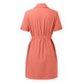 thumbnail image 5 of adviicd Robes d'Été pour Femmes Robe Longue Décontractée d'Été Sans Manches Croisée Ample de Plage Rouge,m, 5 of 5
