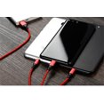 thumbnail image 2 of Amdohai High-quality Nylon Braided USB Data Cable 3 in 1 Fast Charging Cable Compatible with iOS Android Phone (NOT Support Data Transmission), 2 of 7