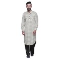 thumbnail image 2 of Atasi Mens Rayon Pathani Kurta Solid Salwar Set Printed Punjabi Kurta For Men, 2 of 5