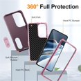 thumbnail image 4 of For Samsung Galaxy S26 5G 6.3" Phone Case with Built in Kickstand, Shockproof/Dustproof/Drop Proof Heavy Duty Military-Grade Rugged Protective Cover for Samsung Galaxy S26 5G,Purple,For Galaxy S26 5G, 4 of 8