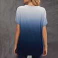 thumbnail image 3 of SMihono Hauts pour Femmes Été Décontracté Mode Confortable Col Rond Manches Courtes Imprimé Blouse T-shirt Oversize pour Femmes 2023, 3 of 5