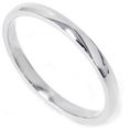 thumbnail image 1 of 2mm 14K White Gold Plain Polished Wedding Band, 1 of 1