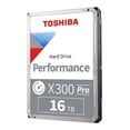 thumbnail image 1 of Toshiba X300 PRO 16TB High Workload Performance for Creative Professionals 3.5-Inch Internal Hard Drive â€“ Up to 300 TB/Year Workload Rate CMR SATA 6 GB/s 7200 RPM 512 MB Cache - HDWR51GXZSTB, 1 of 15