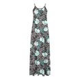 thumbnail image 5 of CEHVOM Robes d'Été pour Femmes Décontractées Boho Imprimées à Bretelles Anneau Plage Longue Robe Maxi avec Poches, 5 of 5