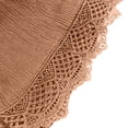 thumbnail image 3 of Timegard Plus Size Shorts for Women Wide Leg Elastic Waisted Drawstring Lace Ruffle Solid Color Casual Shorts, 3 of 5