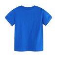 thumbnail image 5 of Penkiiy T-Shirts Garçon Tout-Petit Manches Courtes Hauts Décontractés T-Shirt Graphique Col Rond Été Âge pour 2-7 Ans Bleu pour 6-7 Ans, 5 of 5