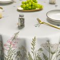 thumbnail image 4 of Spring Summer Tablecloth 60x60 Inch Round, Wild Flowers Floral Table Cover for Party Picnic Dinner Decor, 4 of 6
