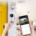 thumbnail image 1 of Herunwer Sonnette Vidéo Intelligente Sans Fil, Sonnette Visuelle Intelligente à Distance pour la Maison, Intercom Hd Rechargeable, 1 of 9