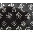 thumbnail image 4 of oneOone Viscose Chiffon Fabric Leaves & Floral Block Print Fabric BTY 42 Inch Wide, 4 of 4