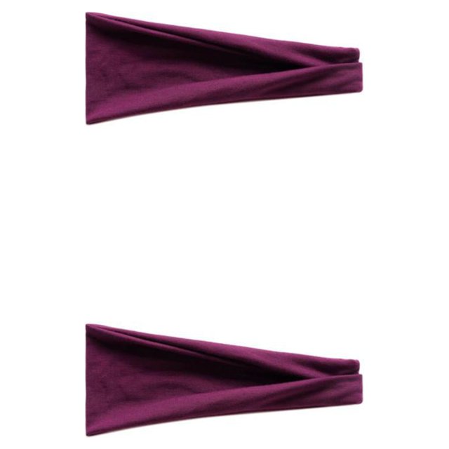 maskred Elastic Hair Bands For High Elasticity And Sweat Absorption 23purplish red 1 2Set