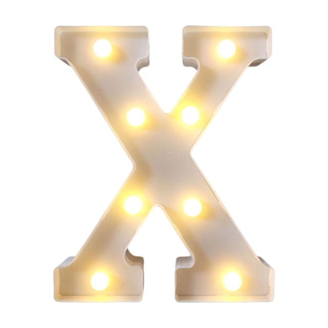 RXIRUCGD Letters Lights Alphabet Lamp LED Letter Lighting Letter Light Illuminated Letters Night Lights Decoration For Birthday Party Wedding Children’s Room