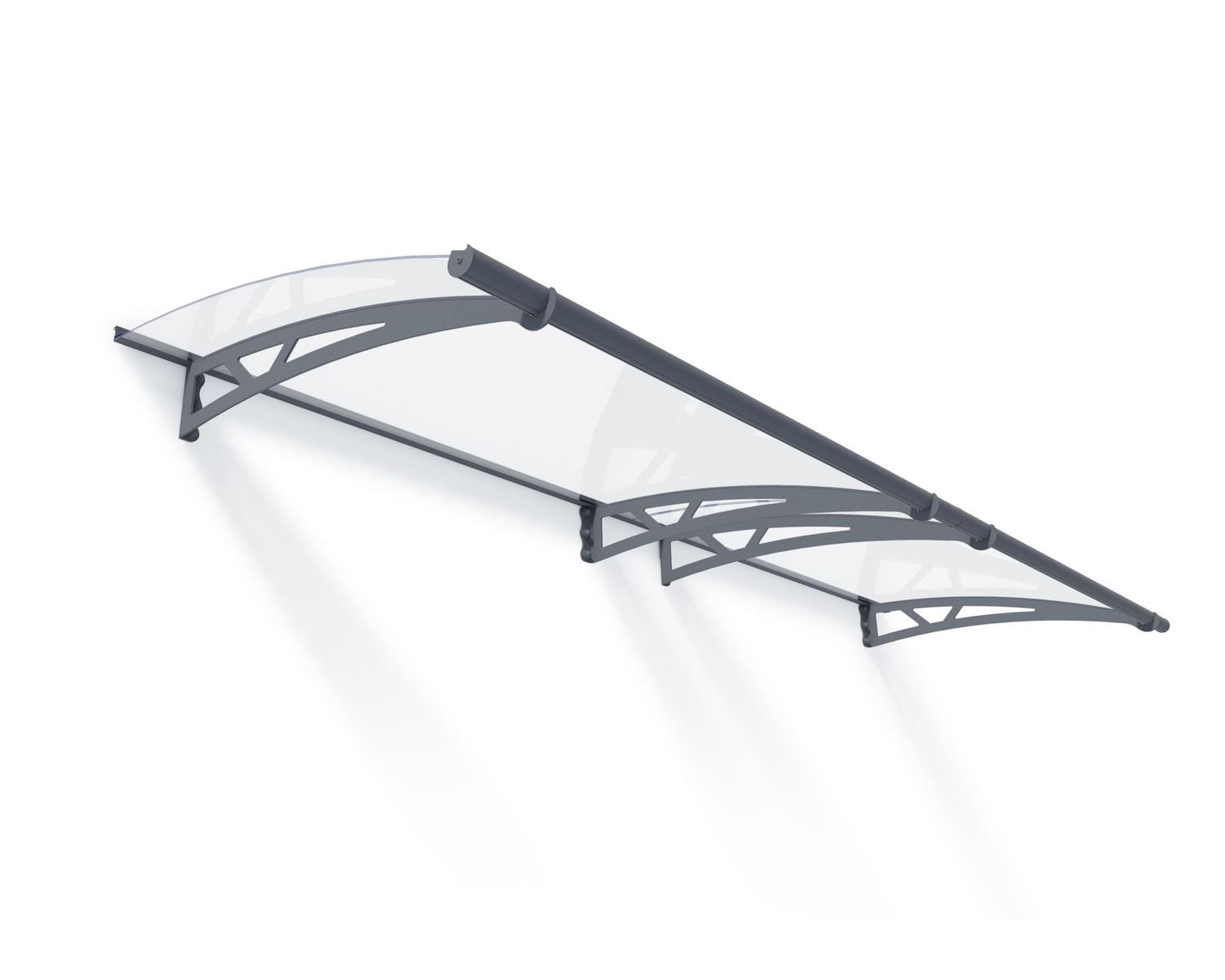 CANOPIA by PALRAM Altair 3 ft. x 9 ft. Door Awning Kit - Grey