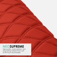 thumbnail image 3 of FH Group Neoprene Waterproof Custom Fit Car Seat Covers for 2017-2024 Tesla Model 3 Solid Red Rear Set, 3 of 5