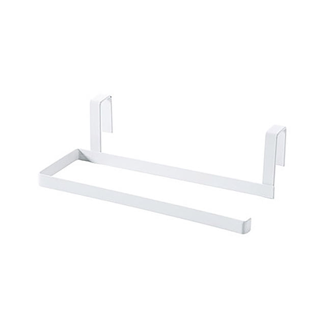 Rack Storage Solution for Kitchen Under Cabinet or Over Door Stainless Steel Paper Towel Holder and Organizer Paper Roll Rack
