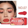 thumbnail image 1 of PVCS Rouge à Lèvres Fard à Paupières Fard à Joues 3 en 1 Contouring Monochrome Rouge Crème, 1 of 2