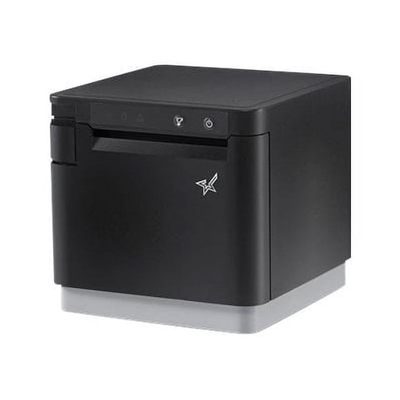 Star Micronics 39651110 3 in. Thermal Cutter Ethernet USB Lightning Cloudprint, Black