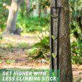 thumbnail image 1 of LJNYFDC Climbing Ladder Climbing Aider Anti Skid Steps Reflective Strip Design Wear Resistant Foldable Portable Rope Ladder for Camping, 1 of 6