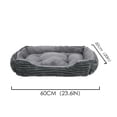 thumbnail image 3 of Lit pour Chien Mode Chenil Petit Chat Animal Chiot Lit Rond Maison Coussin Doux Chaud, 3 of 9