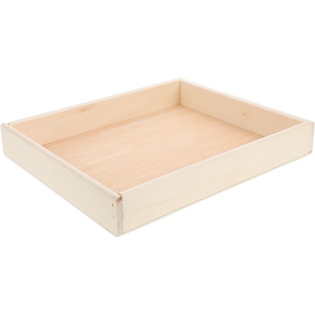 Rectangle Wooden Tray Puzzle Tray Wooden Nested Serving Tray Puzzle Accessory Puzzle Piece Tray Sorting Tray For Flat Puzzle