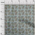 thumbnail image 1 of oneOone Tissu Polyester Lycra Imprimé Floral & Paisley au Mètre 56 Pouces de Large, 1 of 4