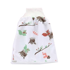 Enfants Bébé imperméable en coton pantalons d'entraînement couches jupe pour la nuit sommeil (couleur de rando) - grand