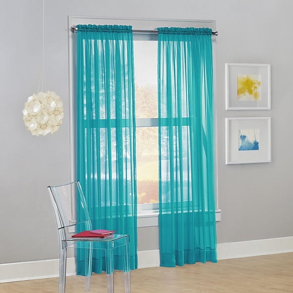 Sun Textile Voile Rod Pocket Curtain