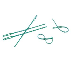 LNGOOR 100 Pcs Extension Cord with Multiple Outlets Tape Power Wire Ties Plant