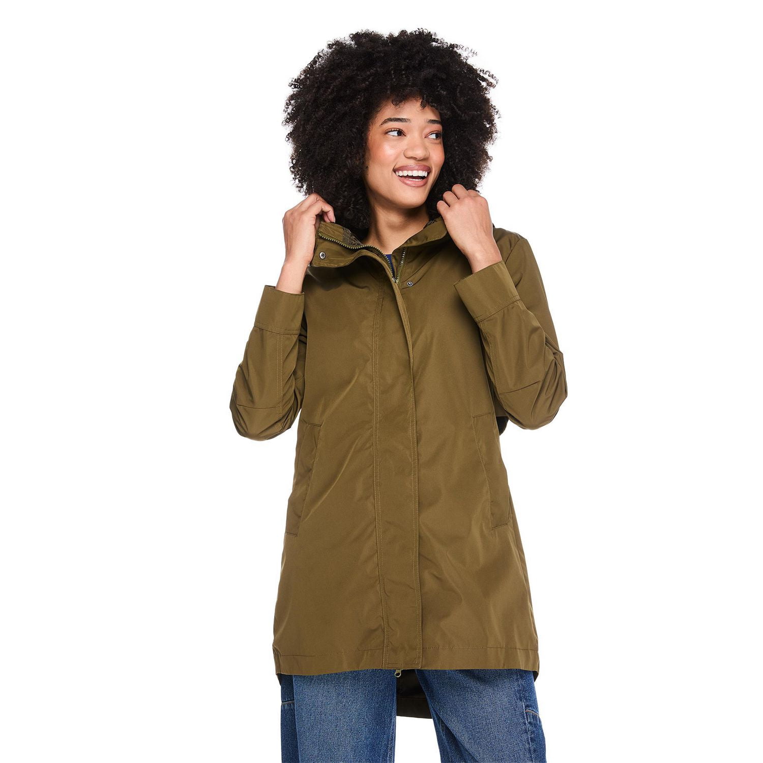 Imperméable à capuchon George pour femmes