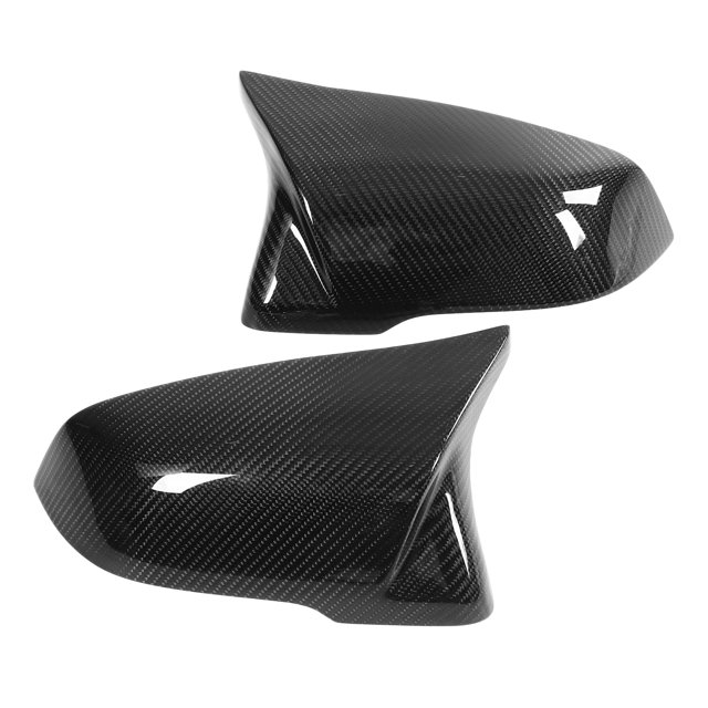 2 Pcs Couvercle de Rétroviseur Latéral Gauche Droite 3K Fibre de Carbone Remplacement pour GR Supra A90 20182021